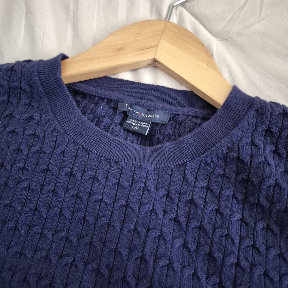 Tommy Hilfiger Women's Blue Jumper Sweater